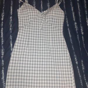 Plaid mini dress